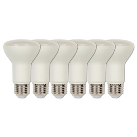 Bulb Flood LED Dimmablemable 6.5W 120V R20 4000K Cool White E26 Med Base, 6PK